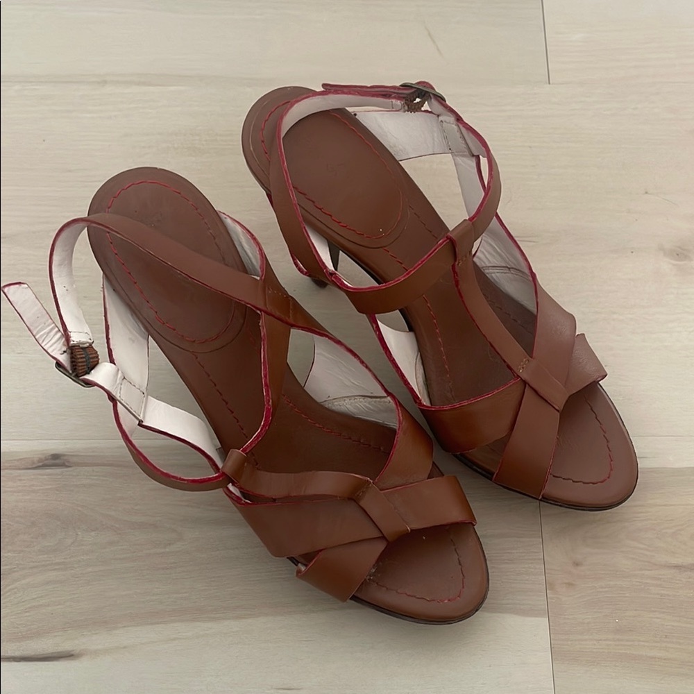 Boden Chestnut Strappy Sandals